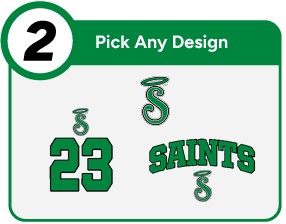 SETON HIGH SCHOOL SAINTS Customize It Banner - Step 2 Banner