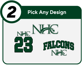 NORTH HARDIN CHRISTIAN Falcons Customize It Banner - Step 2 Banner