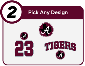 ARP HIGH SCHOOL TIGERS Customize It Banner - Step 2 Banner