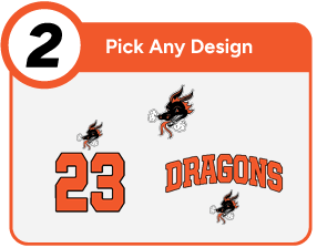 DALLAS HIGH SCHOOL DRAGONS Customize It Banner - Step 2 Banner