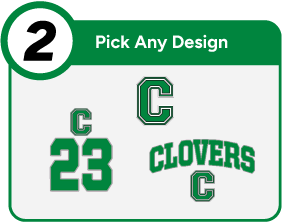 CLOVERDALE HIGH SCHOOL CLOVERS Customize It Banner - Step 2 Banner