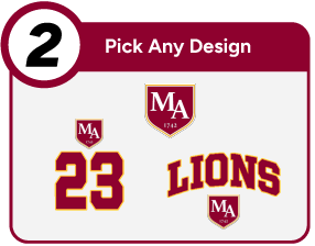 MORAVIAN ACADEMY LIONS Customize It Banner - Step 2 Banner
