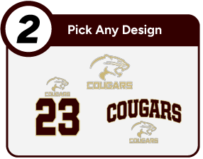 CROCKETT HIGH SCHOOL COUGARS Customize It Banner - Step 2 Banner