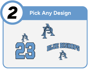 ASBURY PARK HIGH SCHOOL Blue Bishops Customize It Banner - Step 2 Banner