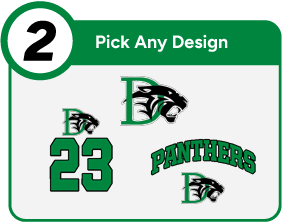 DELTA HIGH SCHOOL PANTHERS Customize It Banner - Step 2 Banner