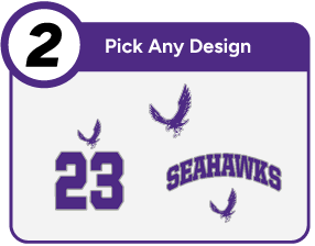 ANACORTES HIGH SCHOOL SEAHAWKS Customize It Banner - Step 2 Banner