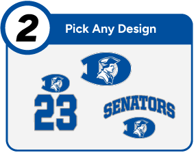 DOVER HIGH SCHOOL SENATORS Customize It Banner - Step 2 Banner