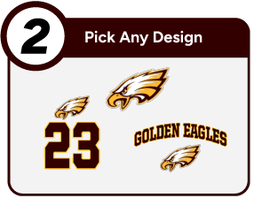 H D JACOBS HIGH SCHOOL GOLDEN EAGLES Customize It Banner - Step 2 Banner