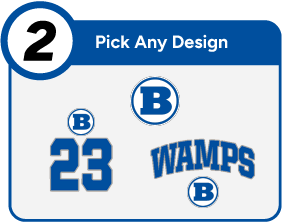 BRAINTREE HIGH SCHOOL WAMPS Customize It Banner - Step 2 Banner