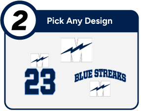 MAGNIFICAT Blue Streaks Customize It Banner - Step 2 Banner