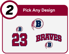 BELLMONT HIGH SCHOOL BRAVES Customize It Banner - Step 2 Banner