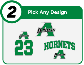 AZLE HIGH SCHOOL HORNETS Customize It Banner - Step 2 Banner