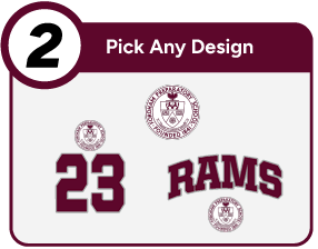 Fordham Prep Rams Online Store Customize It Banner - Step 2 Banner