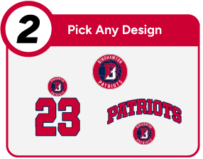 BINGHAMTON HIGH SCHOOL PATRIOTS Customize It Banner - Step 2 Banner