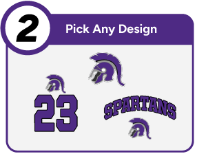 SPRING CREEK HIGH SCHOOL SPARTANS Customize It Banner - Step 2 Banner