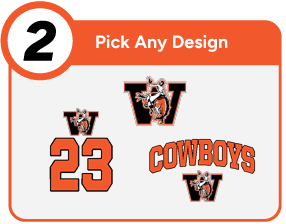 WEST HIGH SCHOOL COWBOYS Customize It Banner - Step 2 Banner