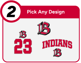 BRIMFIELD HIGH SCHOOL INDIANS Customize It Banner - Step 2 Banner