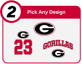 GREGORY HIGH SCHOOL GORILLAS Customize It Banner - Step 2 Banner