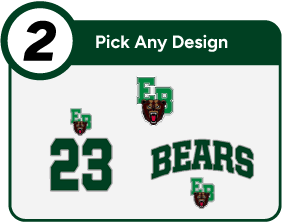 EAST BRUNSWICK HIGH SCHOOL BEARS Customize It Banner - Step 2 Banner