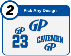 GRANTS PASS HIGH SCHOOL CAVEMEN Customize It Banner - Step 2 Banner
