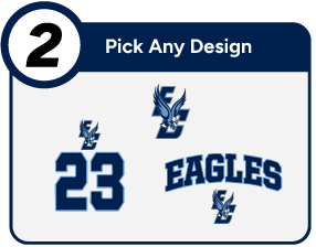 EAST CATHOLIC EAGLES ONLINE STORE Customize It Banner - Step 2 Banner