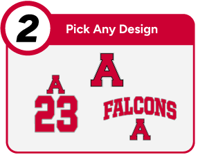 ALLENDALE HIGH SCHOOL FALCONS Customize It Banner - Step 2 Banner