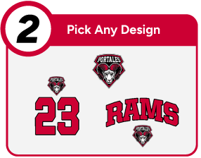 PORTALES HIGH SCHOOL RAMS Customize It Banner - Step 2 Banner