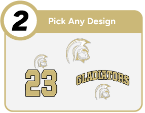LINDA ESPERANZA MARQUEZ HIGH SCHOOL GLADIATORS Customize It Banner - Step 2 Banner