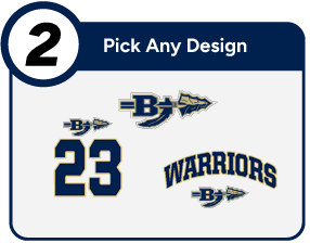 BROOKFIELD HIGH SCHOOL WARRIORS Customize It Banner - Step 2 Banner