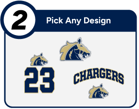 BENJAMIN FRANKLIN HIGH SCHOOL CHARGERS Customize It Banner - Step 2 Banner