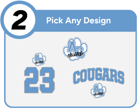 ALINE-CLEO HIGH SCHOOL COUGARS Customize It Banner - Step 2 Banner