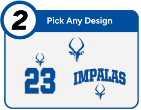 POUDRE HIGH SCHOOL IMPALAS Customize It Banner - Step 2 Banner