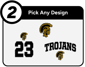 CARROLLTON HIGH SCHOOL TROJANS Customize It Banner - Step 2 Banner