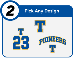 TRICO HIGH SCHOOL PIONEERS Customize It Banner - Step 2 Banner