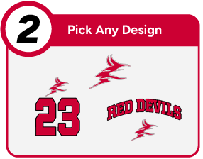 ERIE HIGH SCHOOL RED DEVILS Customize It Banner - Step 2 Banner