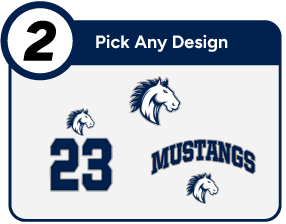 Grand Traverse Academy Mustangs Customize It Banner - Step 2 Banner
