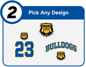 CLAYSBURG-KIMMEL HIGH SCHOOL BULLDOGS Customize It Banner - Step 2 Banner