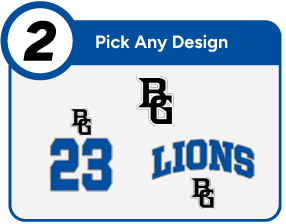 BLOOMING GROVE HIGH SCHOOL LIONS Customize It Banner - Step 2 Banner