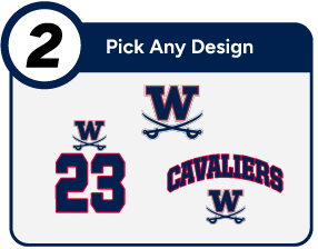 W T WOODSON HIGH SCHOOL CAVALIERS Customize It Banner - Step 2 Banner
