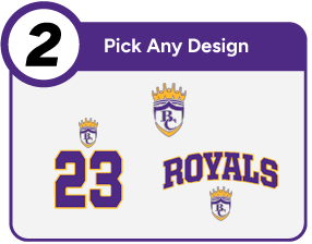 BLECKLEY COUNTY HIGH SCHOOL ROYALS Customize It Banner - Step 2 Banner