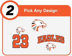 Bethlehem Eagles official sideline store Customize It Banner - Step 2 Banner