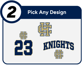 HOLY CROSS HIGH SCHOOL KNIGHTS Customize It Banner - Step 2 Banner