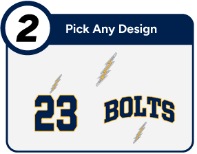 RIDGE COMMUNITY HIGH SCHOOL Bolts Customize It Banner - Step 2 Banner