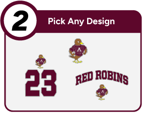 ANTIGO HIGH SCHOOL RED ROBINS Customize It Banner - Step 2 Banner