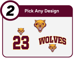 MENNO HIGH SCHOOL WOLVES Customize It Banner - Step 2 Banner