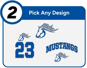 JONES LEADERSHIP ACADEMY Mustangs Customize It Banner - Step 2 Banner