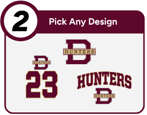 DENFELD HIGH SCHOOL HUNTERS Customize It Banner - Step 2 Banner