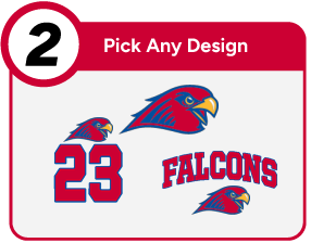 LA SALLE CATHOLIC COLLEGE PREP FALCONS Customize It Banner - Step 2 Banner