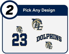 BATTERY CREEK DOLPHINS official sideline store Customize It Banner - Step 2 Banner