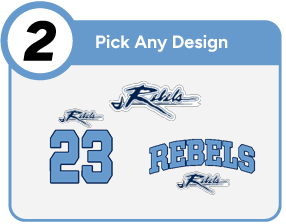 PATRICK HENRY HIGH SCHOOL REBELS Customize It Banner - Step 2 Banner